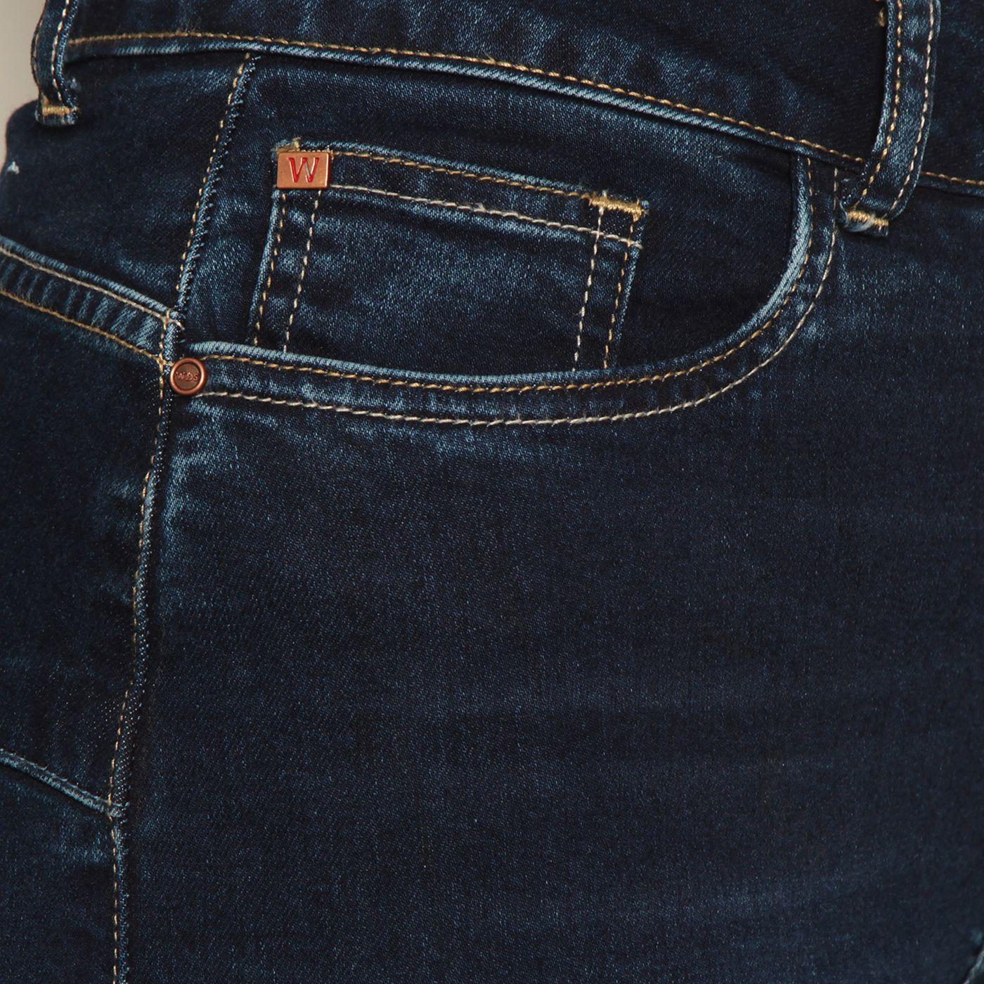 Jeans Wide Tiro   Alto Pretina Basico Un Boton-4