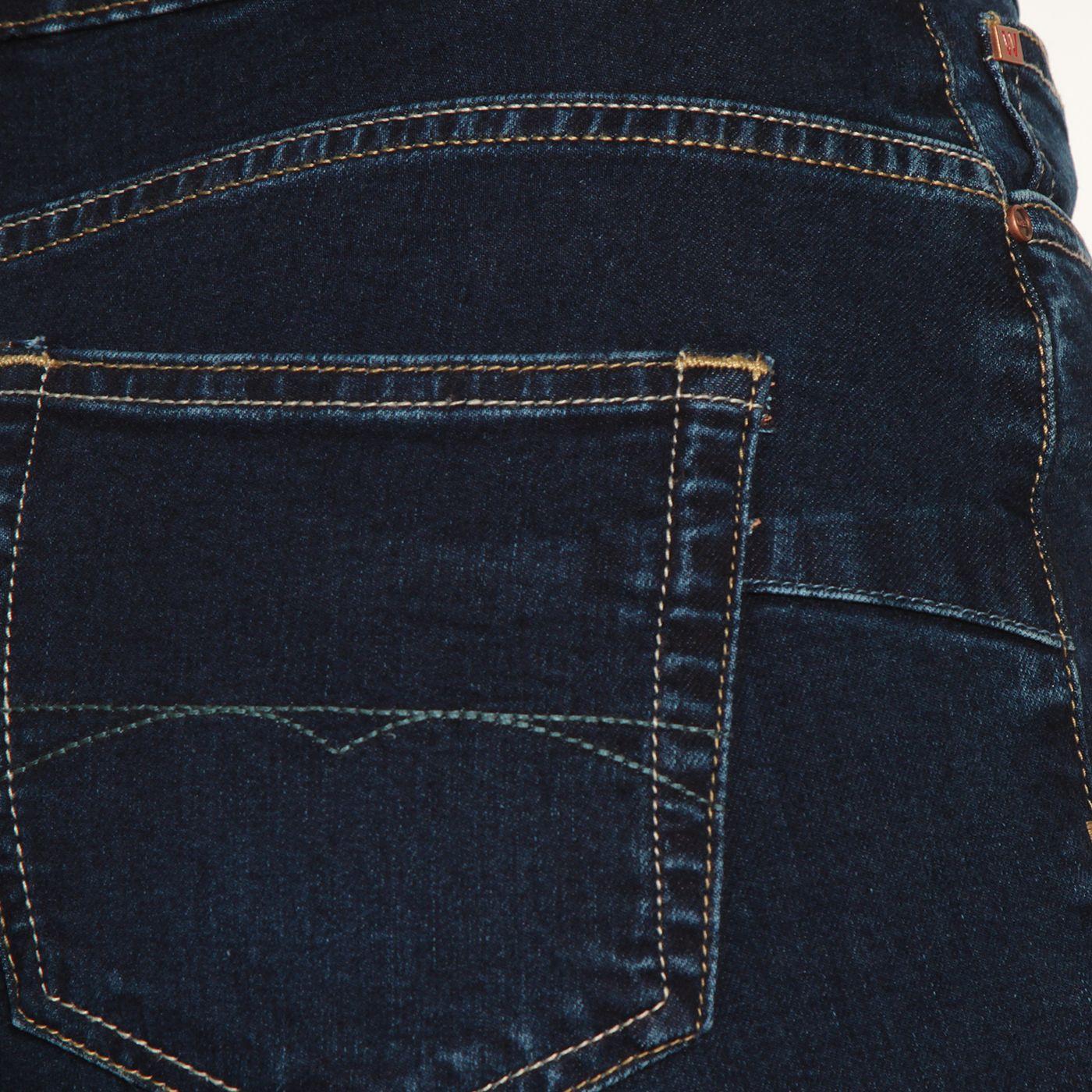 Jeans Wide Tiro   Alto Pretina Basico Un Boton-7