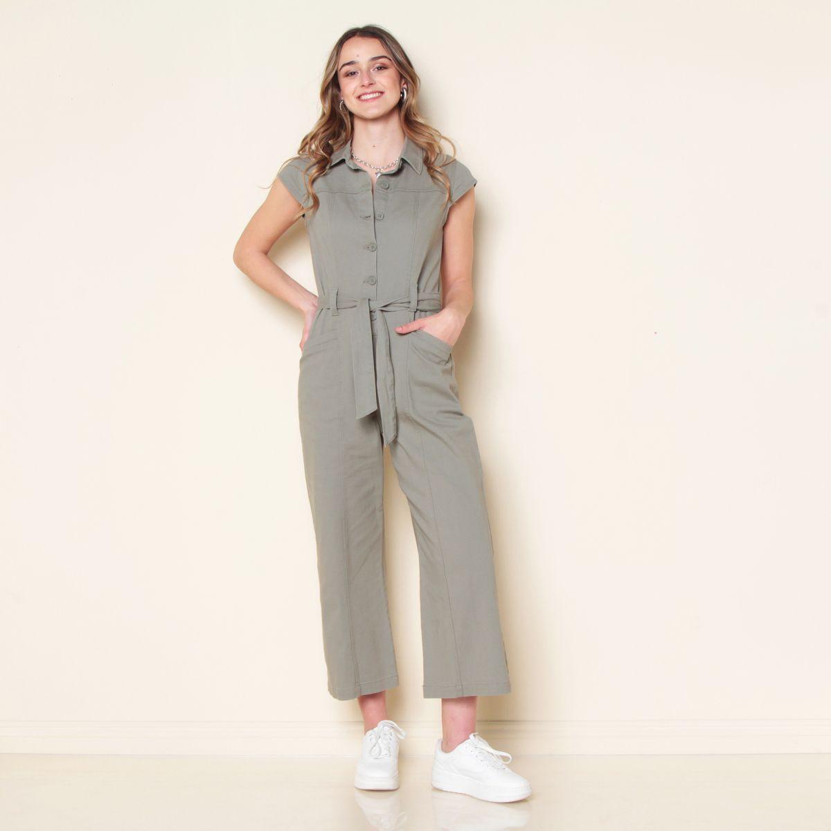 Enterito Manga Corta Twill-3