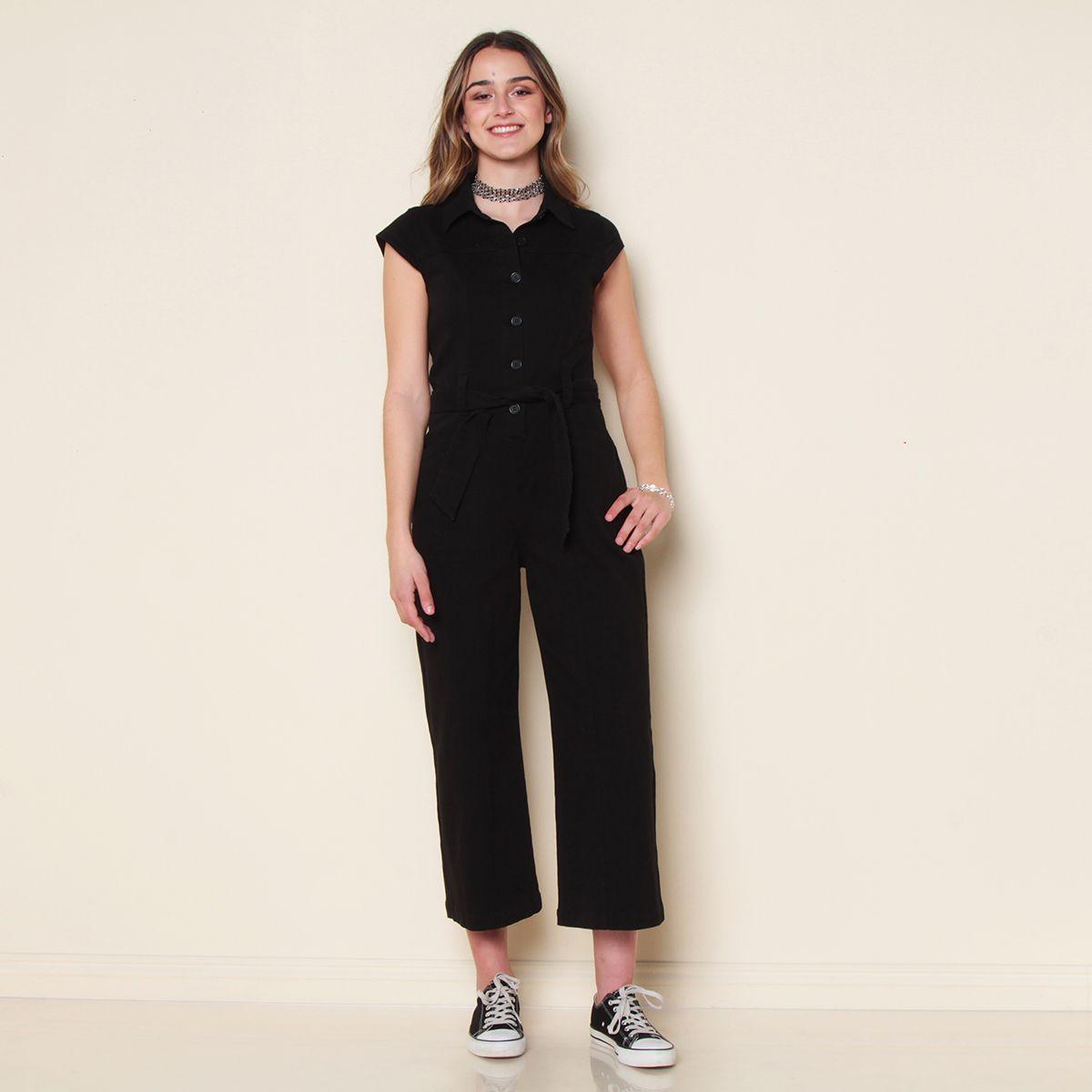 Enterito Manga Corta Twill-0