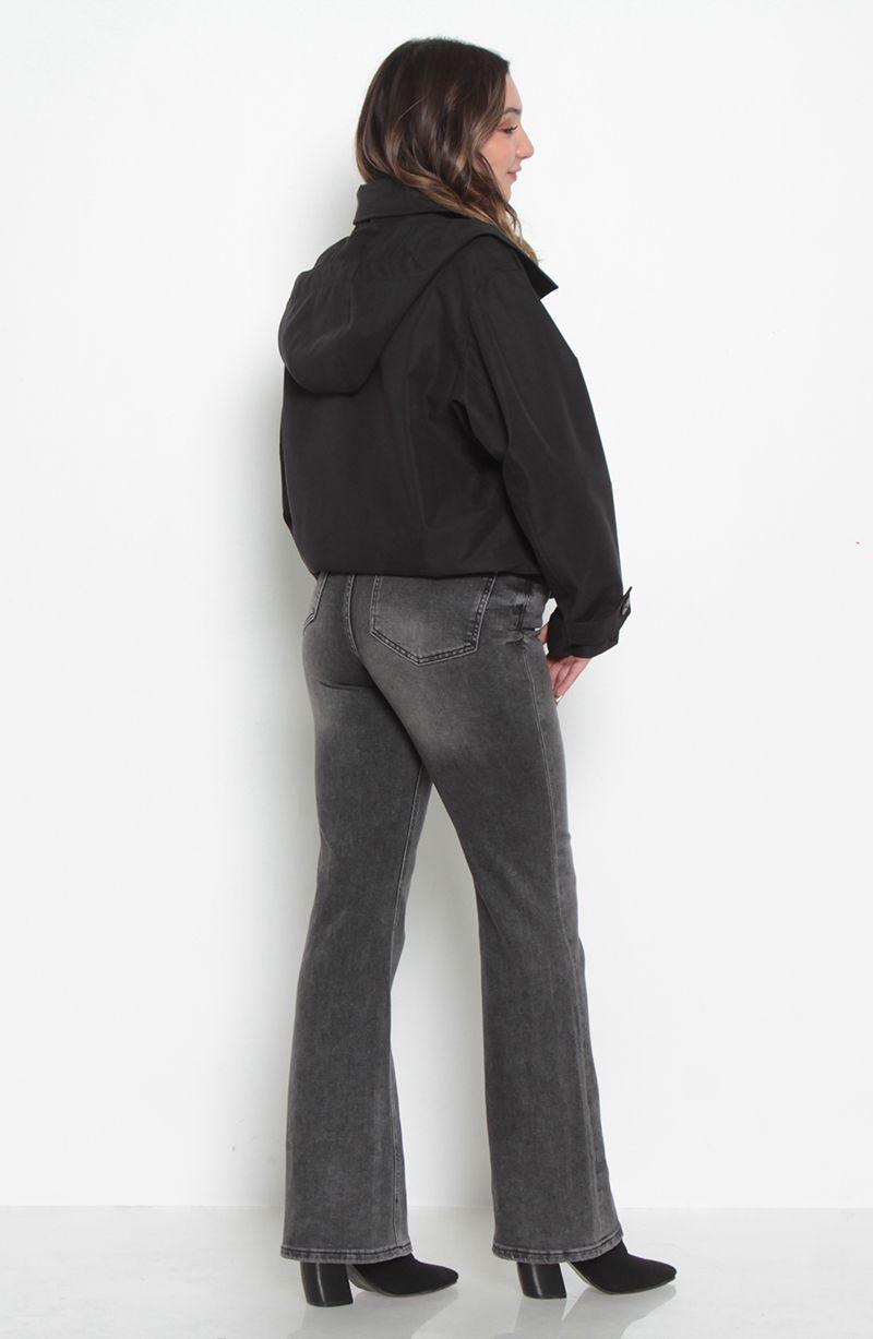 Chaqueta Manga   Larga Cruzada  Con Bolsillos-7