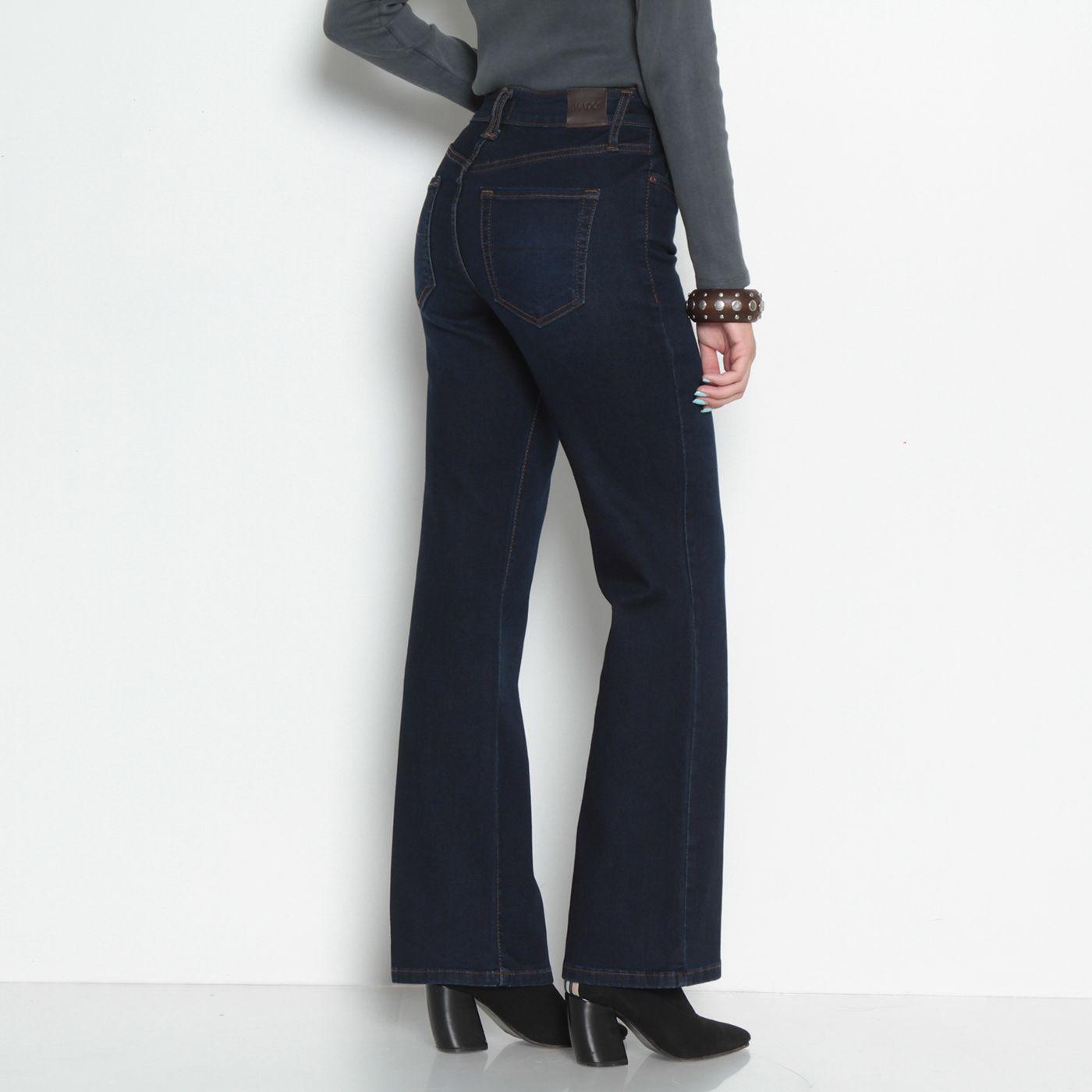 Jeans Basico Recto   Tiro Medio Pretina Un Boton-8