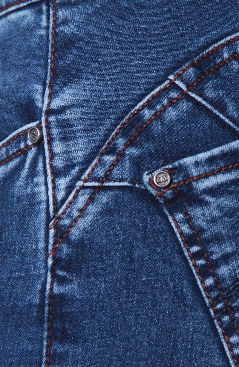 Jeans Push Up Recto Tiro Medio Pretina Basica Un Boton-5