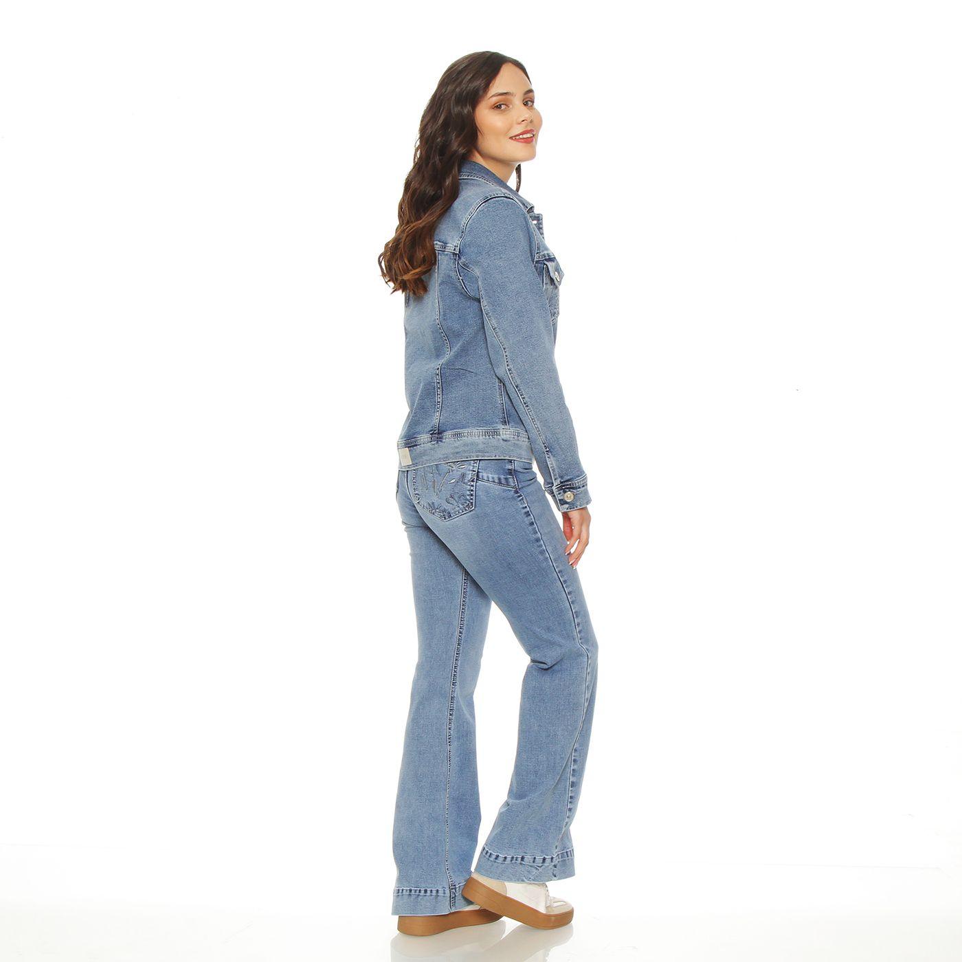 Chaqueta Clasica Denim Bordado-6
