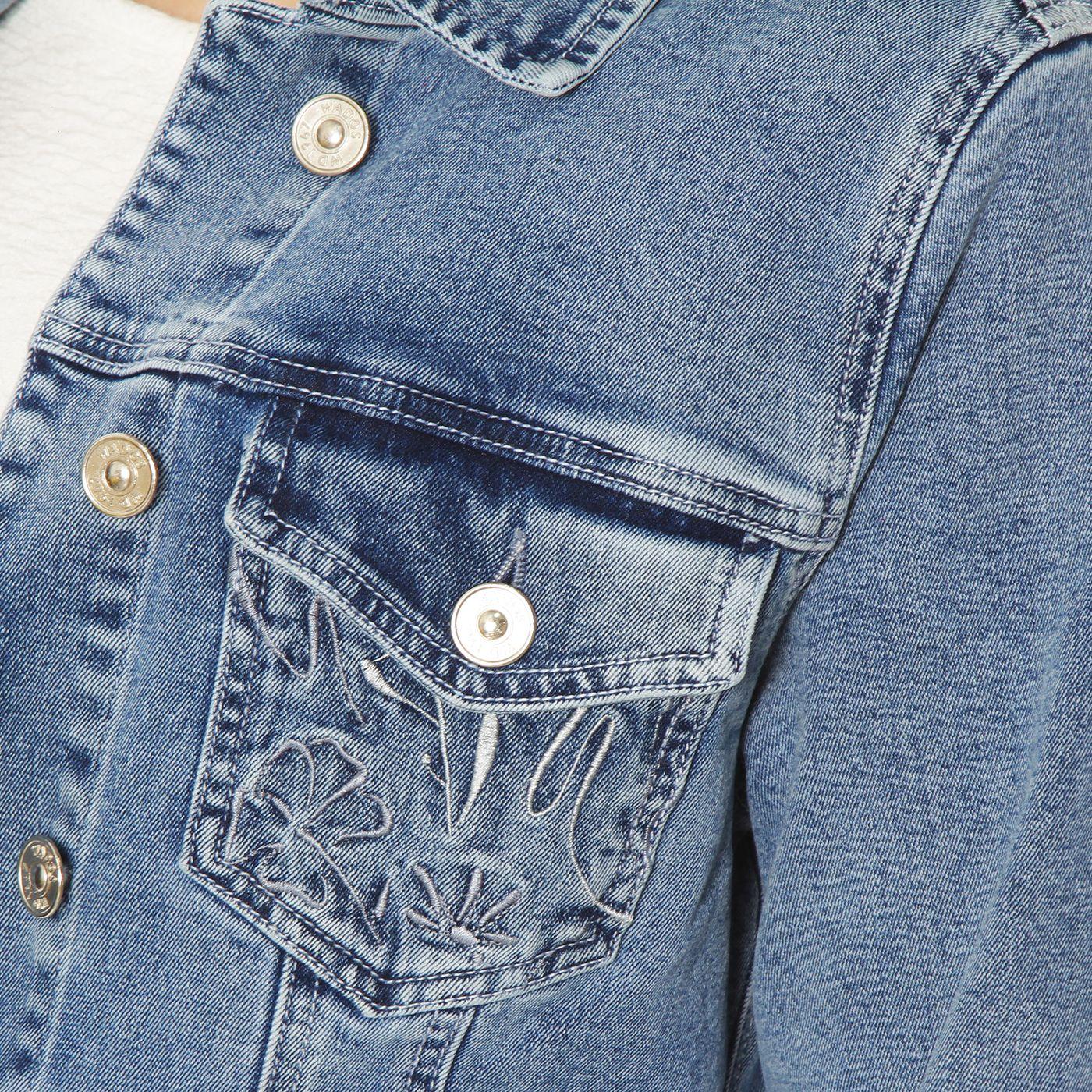 Chaqueta Clasica Denim Bordado-8