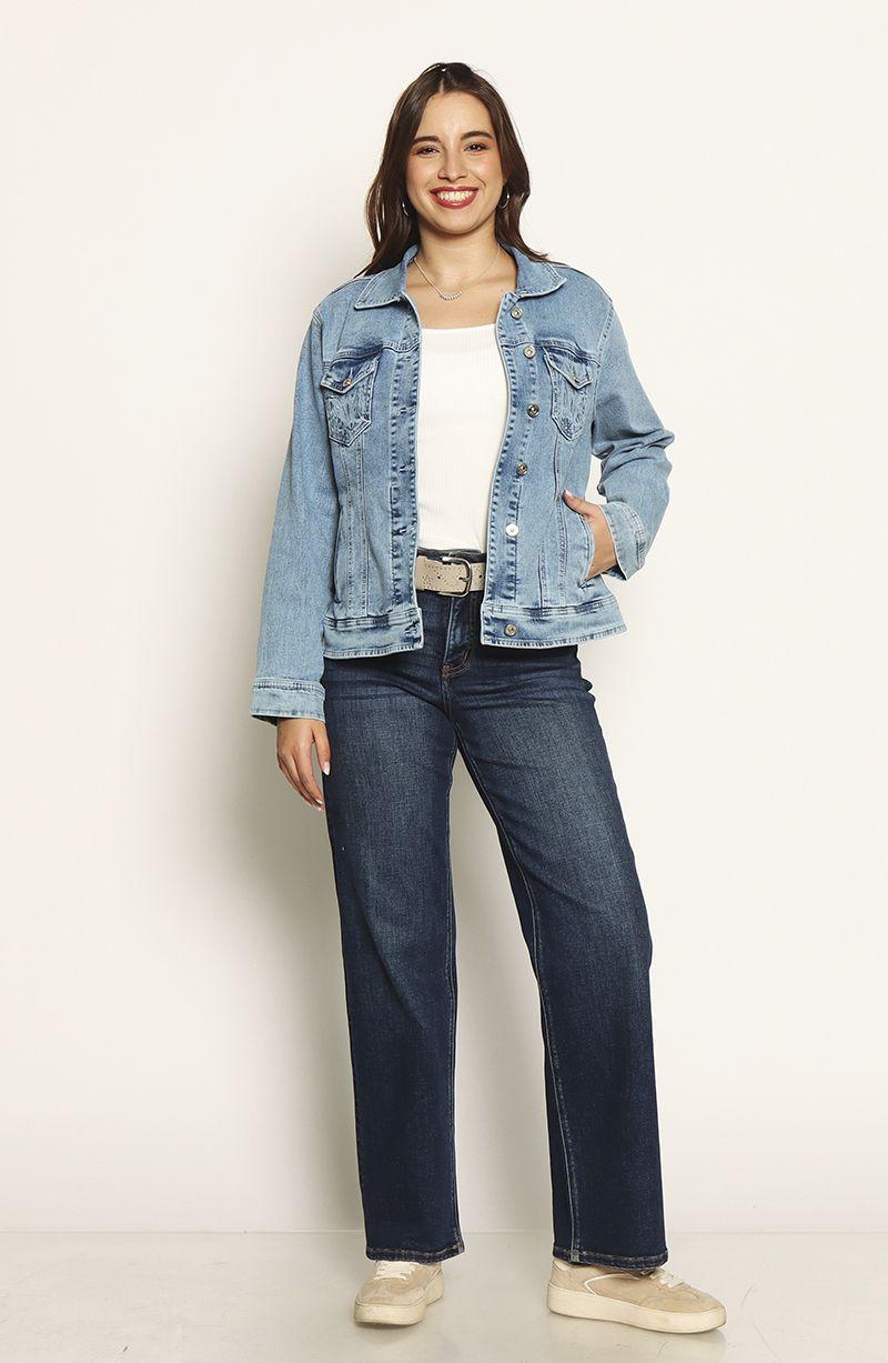 Chaqueta Clasica Denim Bordado-6