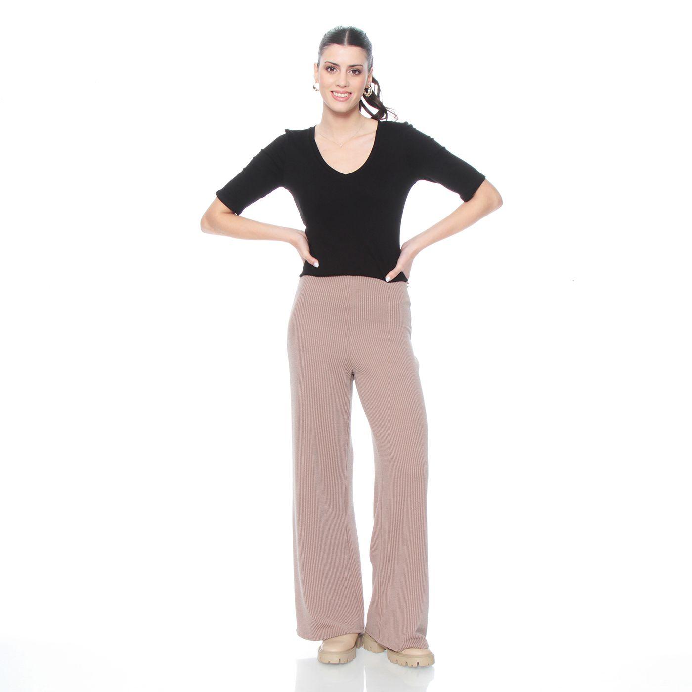 Polera Manga  Corta Solida Escote V-4