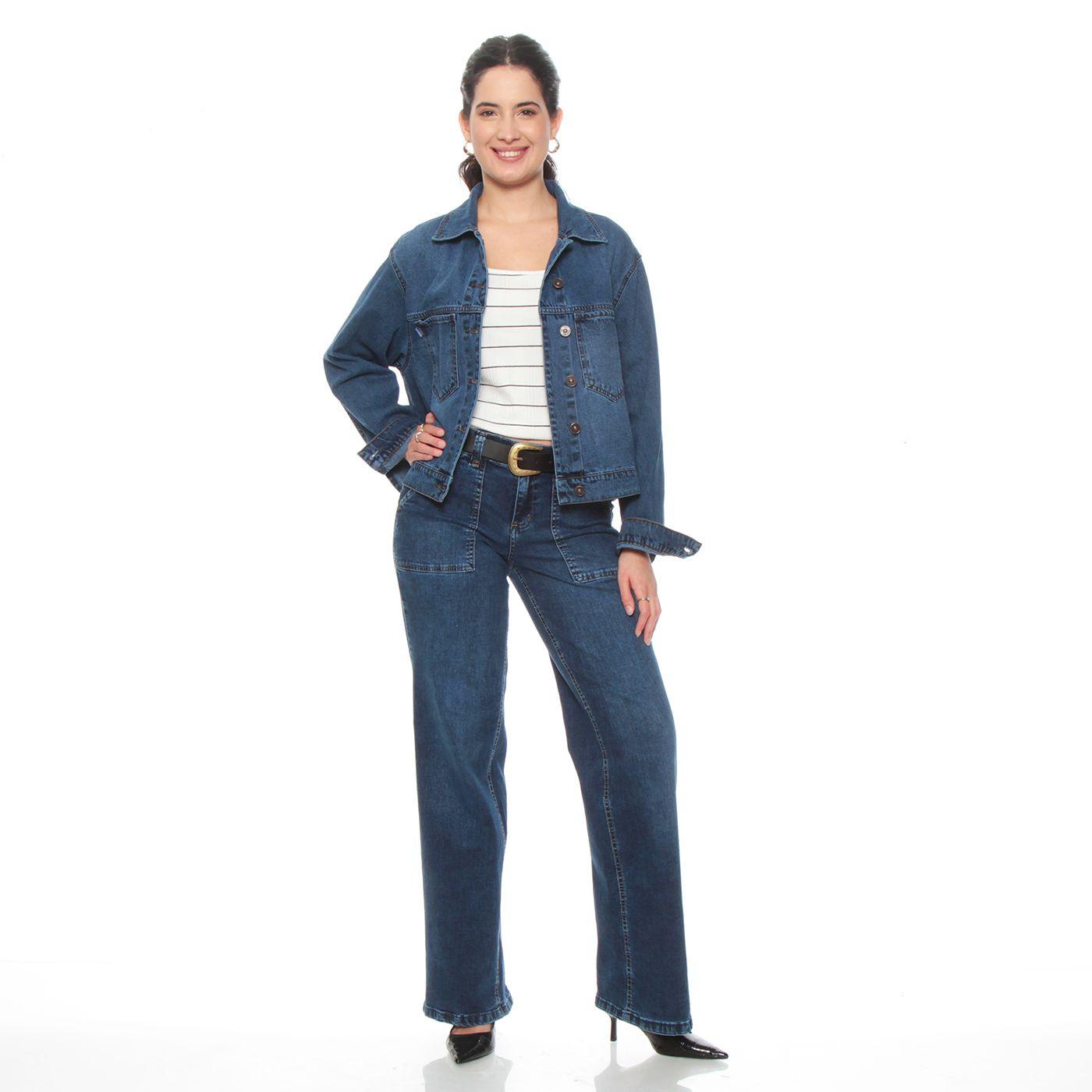 Chaqueta Denim Oversize Manga Larga-6