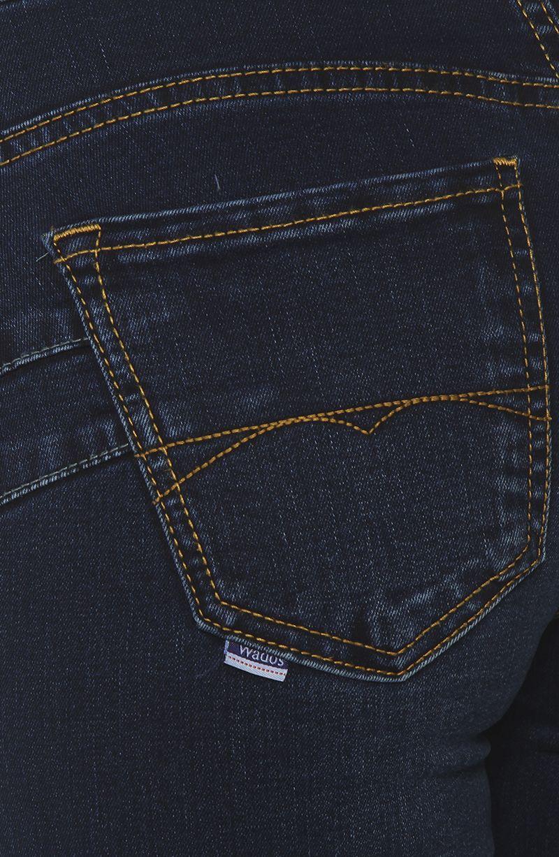 Jeans Slim Tiro Alto Push Up Pretina Media 2 Botones-9