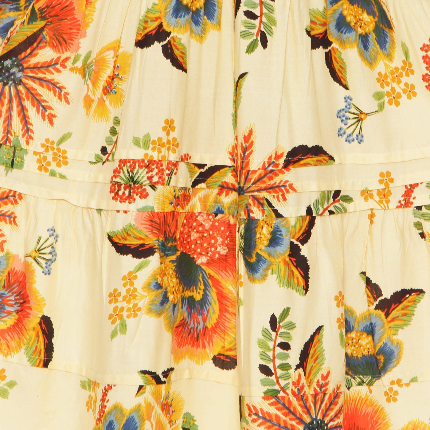 Vestido Manga Corta   Estampado Escote V-2