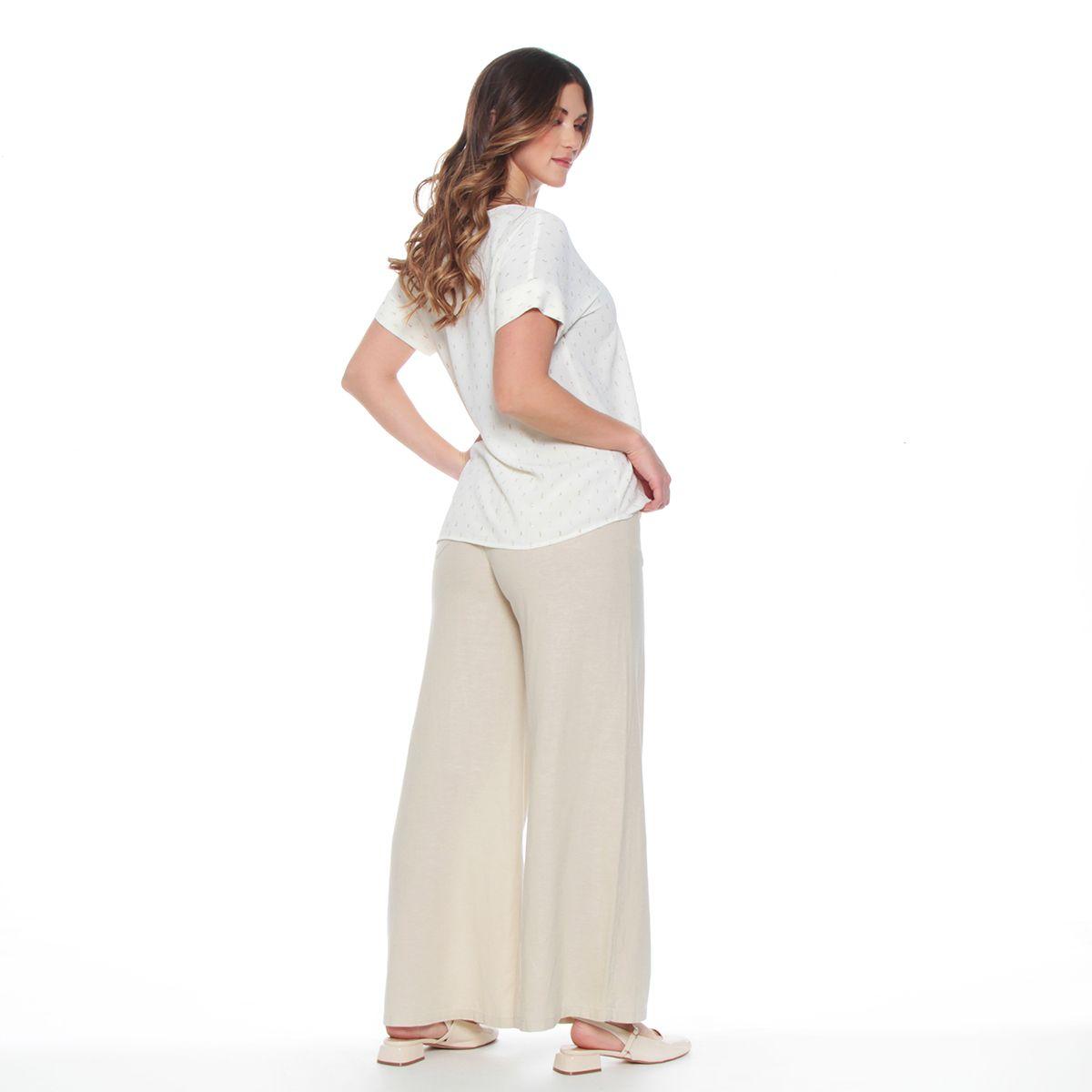 Blusa Manga Corta Escote Redondo Con Lurex-5