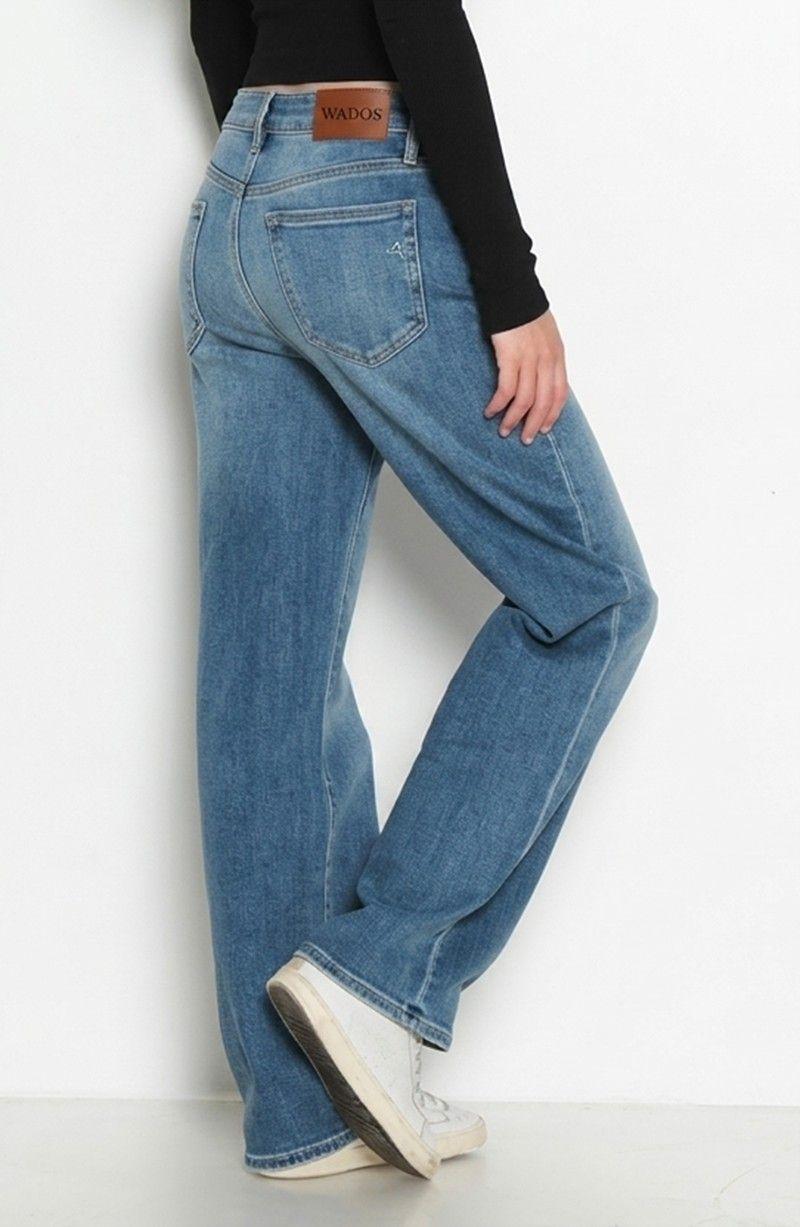 Jeans Recto Tiro    Alto Pretina   Basica 1 Boton-6