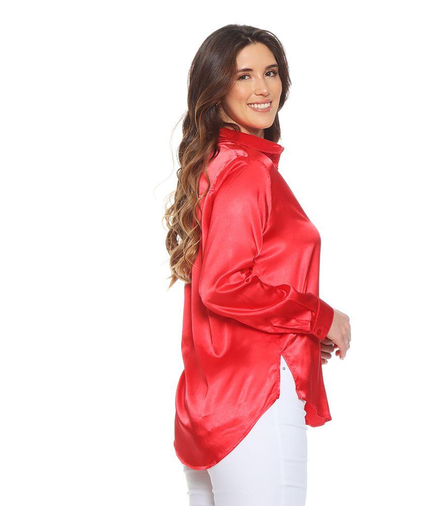 BLUSA CAMISERA MANGA LARGA SATINADA-5