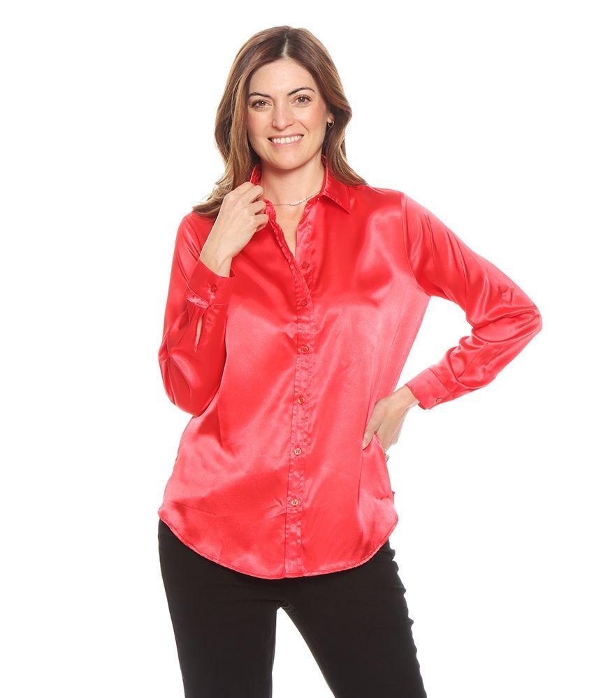 BLUSA CAMISERA MANGA LARGA SATINADA-7