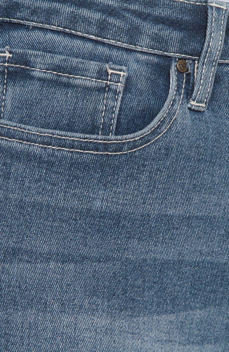 Jeans Recto Tiro Medio Pretina Baica 1 Boton Con Tapateas En Bolsillo-3