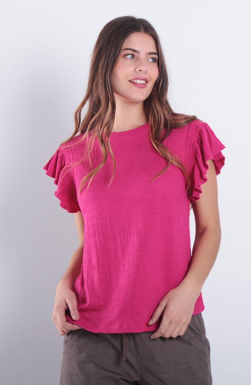 Polera Manga Corta Escote Redondo-0