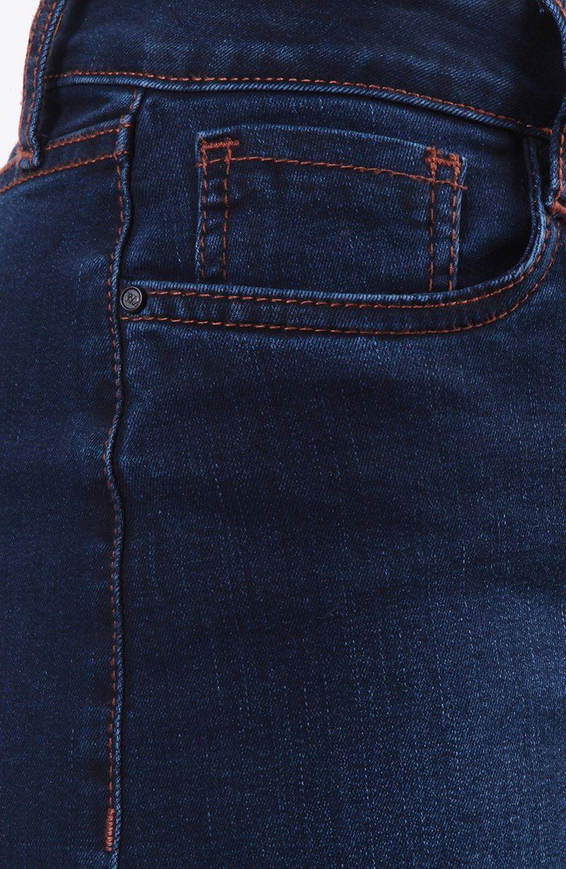 Jeans Basico Wide Tiro Medio Pretina Un   Boton-3