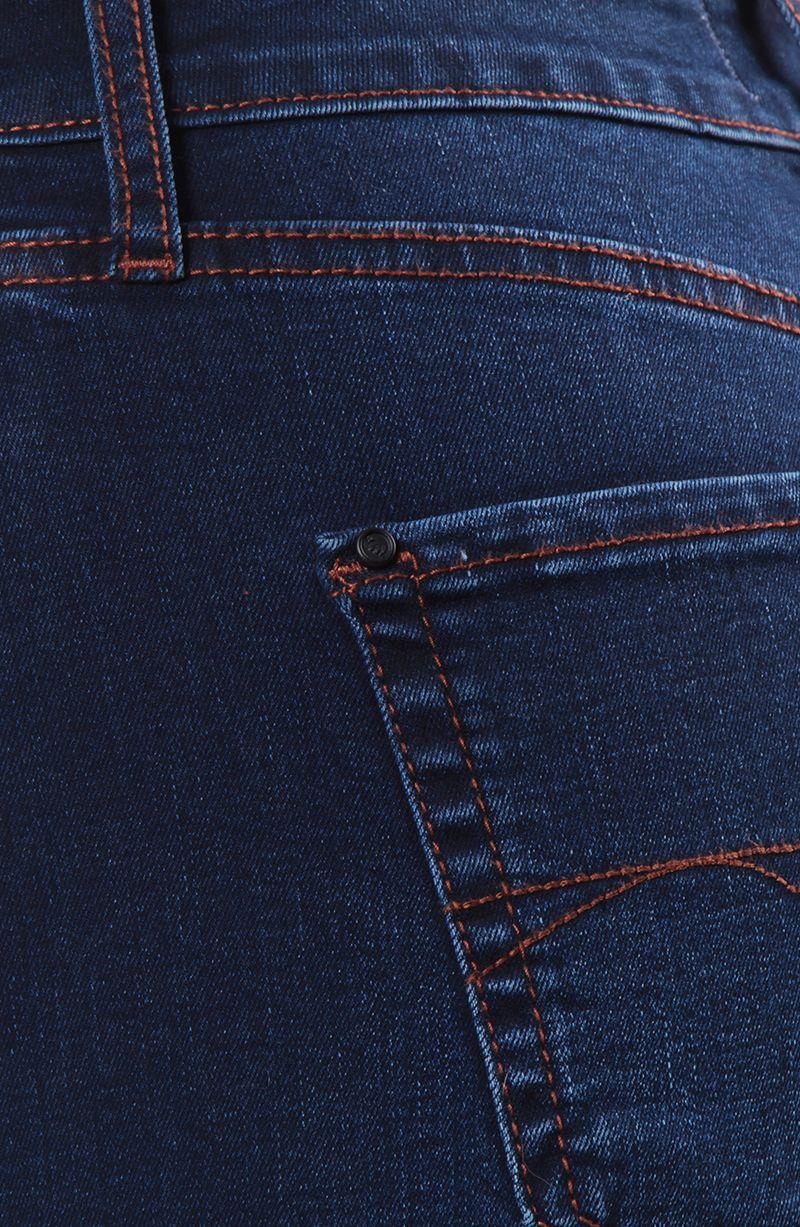 Jeans Basico Wide Tiro Medio Pretina Un   Boton-6