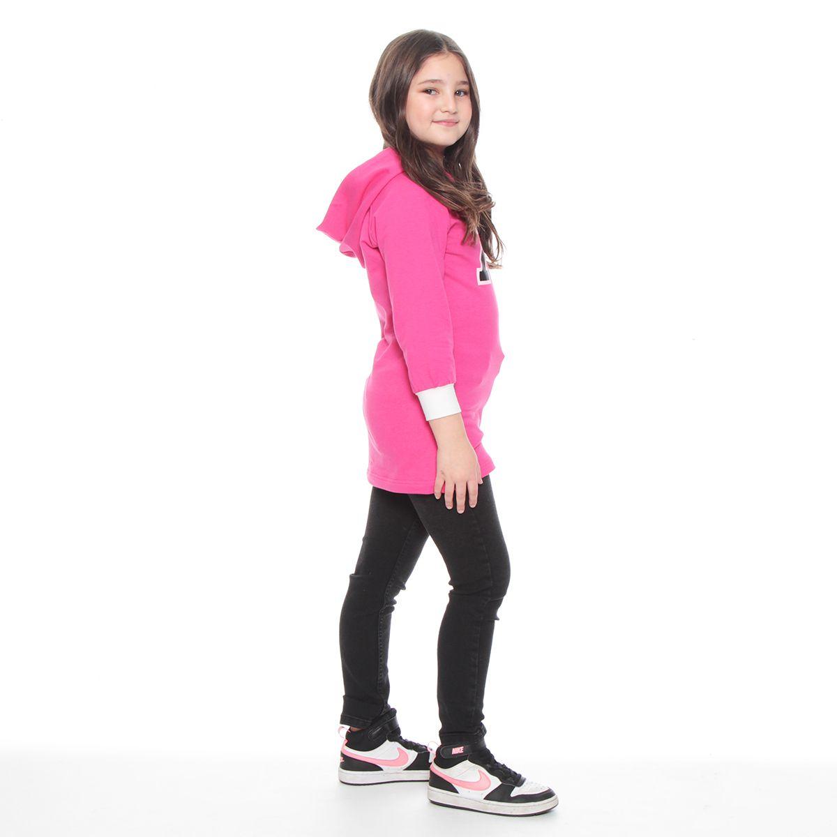 Poleron Infantil Con Gorro Estampado De Numero-1