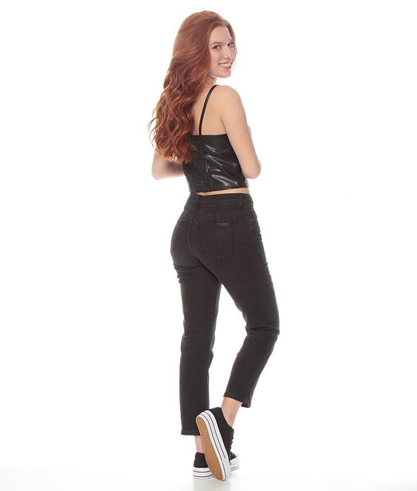 Peto S/m Efecto Piel Escote Corazon Espalda Elasticada-4