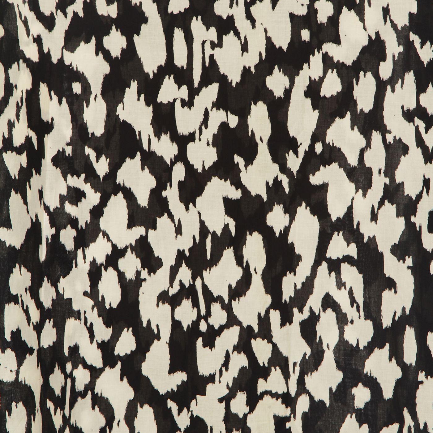 Vestido Manga Corta Estampado  Abotonado En Delantero Con Cinturon-7