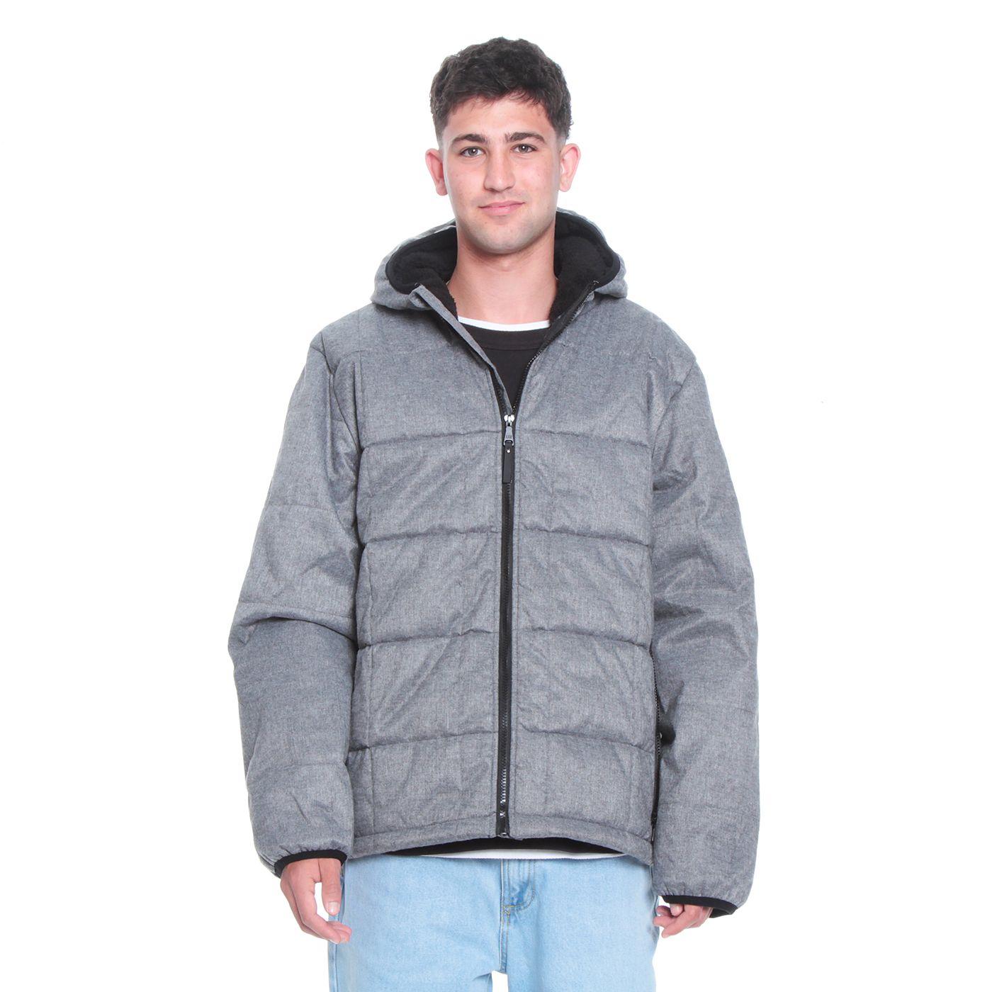 Parka Hombre Manga Larga Con Capucha Y Bolsillo-0