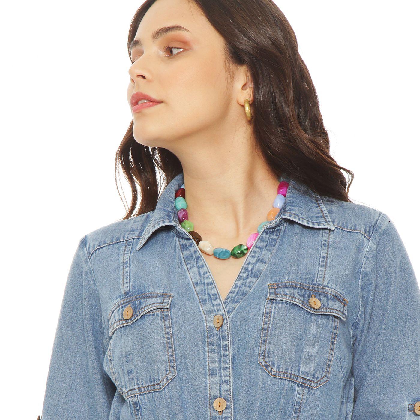 Vestido  Manga  Corta-3