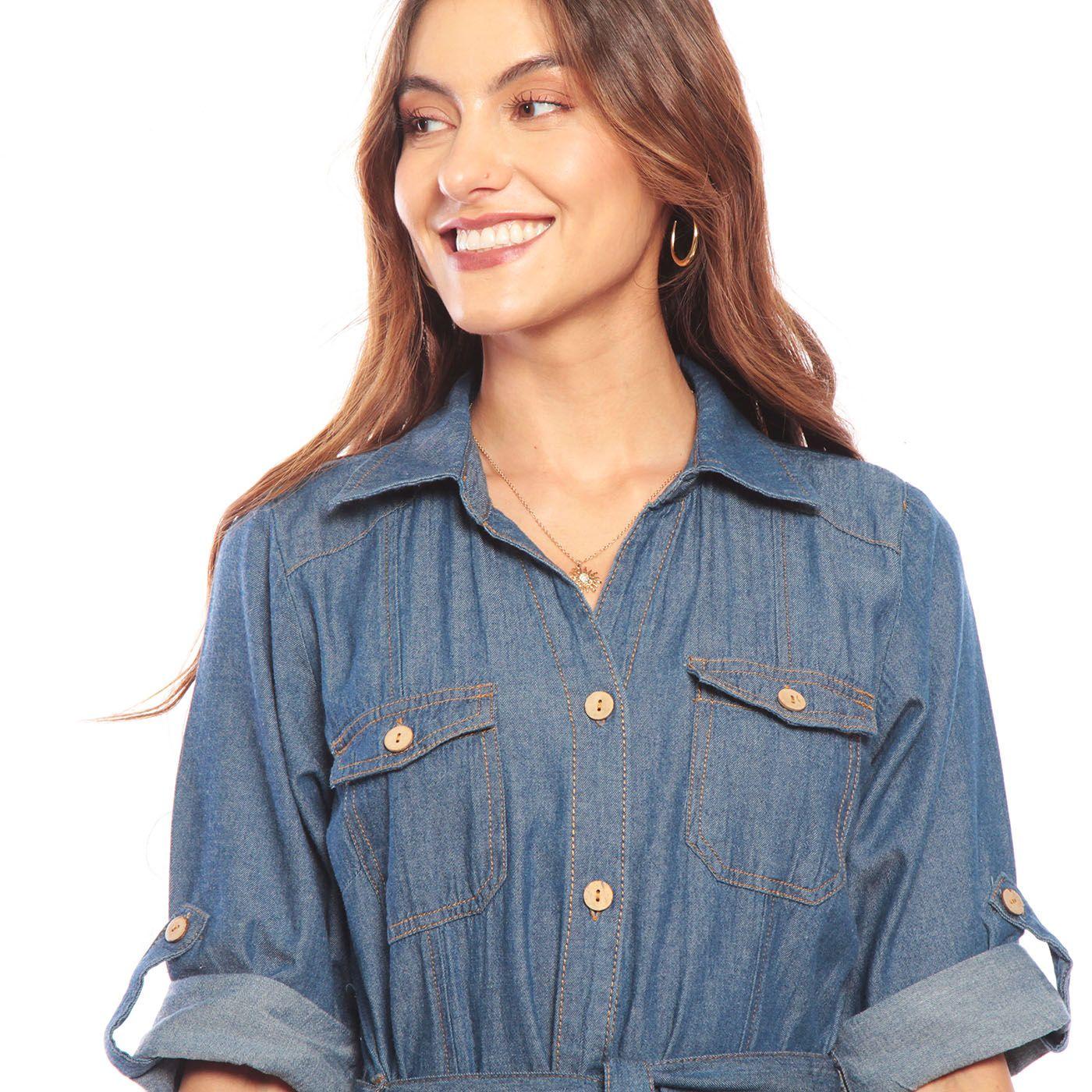 Vestido  Manga  Corta-5