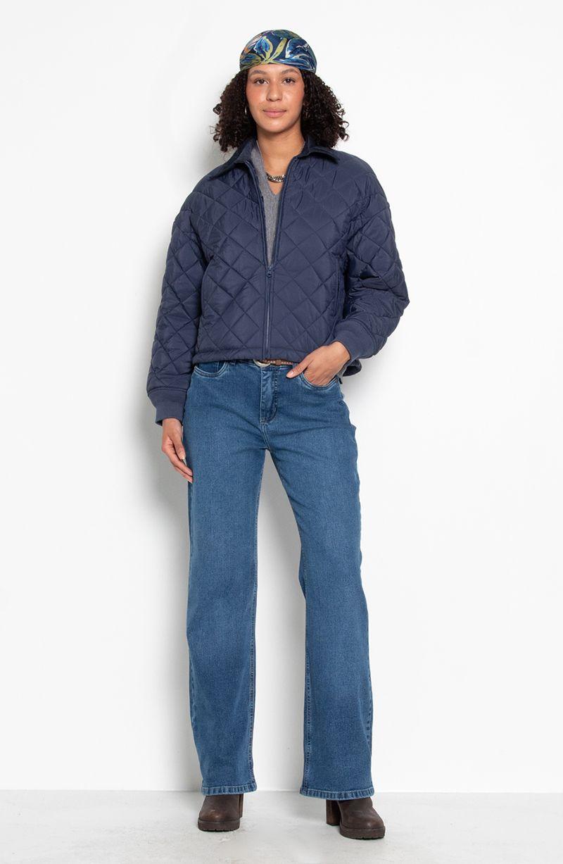 Chaqueta Manga Larga Con Bolsillo Y Cierre Delantero-2