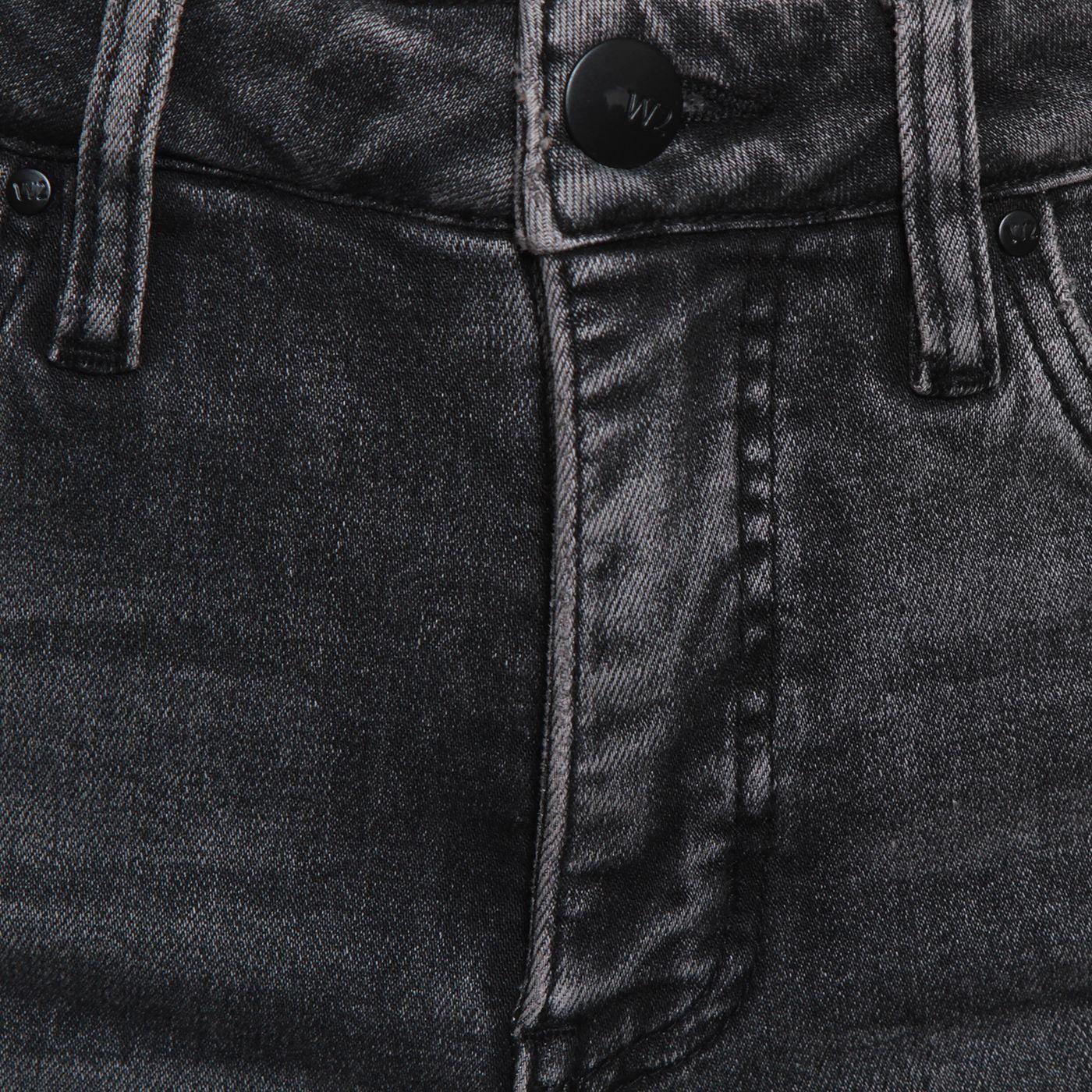 Jeans Flare   Tiro Alto   Pretina Basica 1 Boton-2