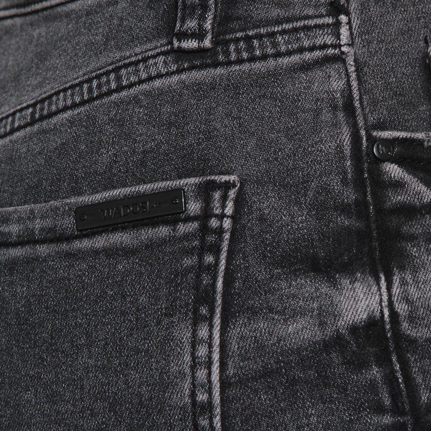 Jeans Flare   Tiro Alto   Pretina Basica 1 Boton-4