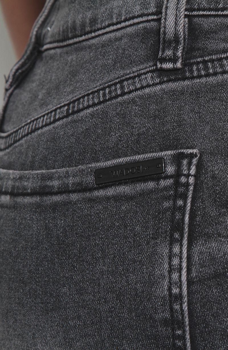 Jeans Flare   Tiro Alto   Pretina Basica 1 Boton-5