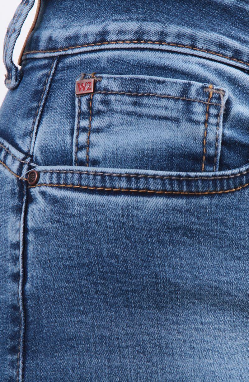 Jeans Recto Tiro Alto  Pretina Basica 1 Boton Push In   Push Up-6