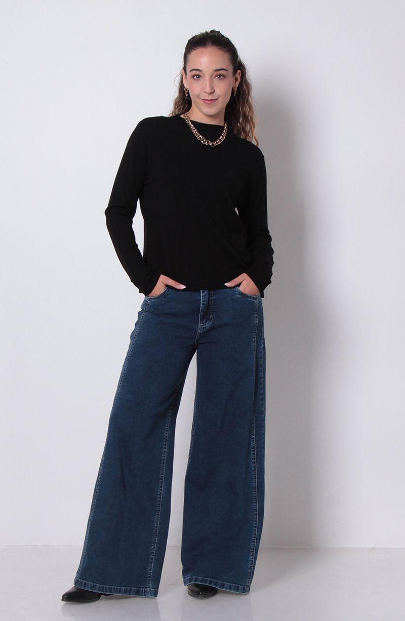 Sweater Manga  Larga Escote   Redondo-5