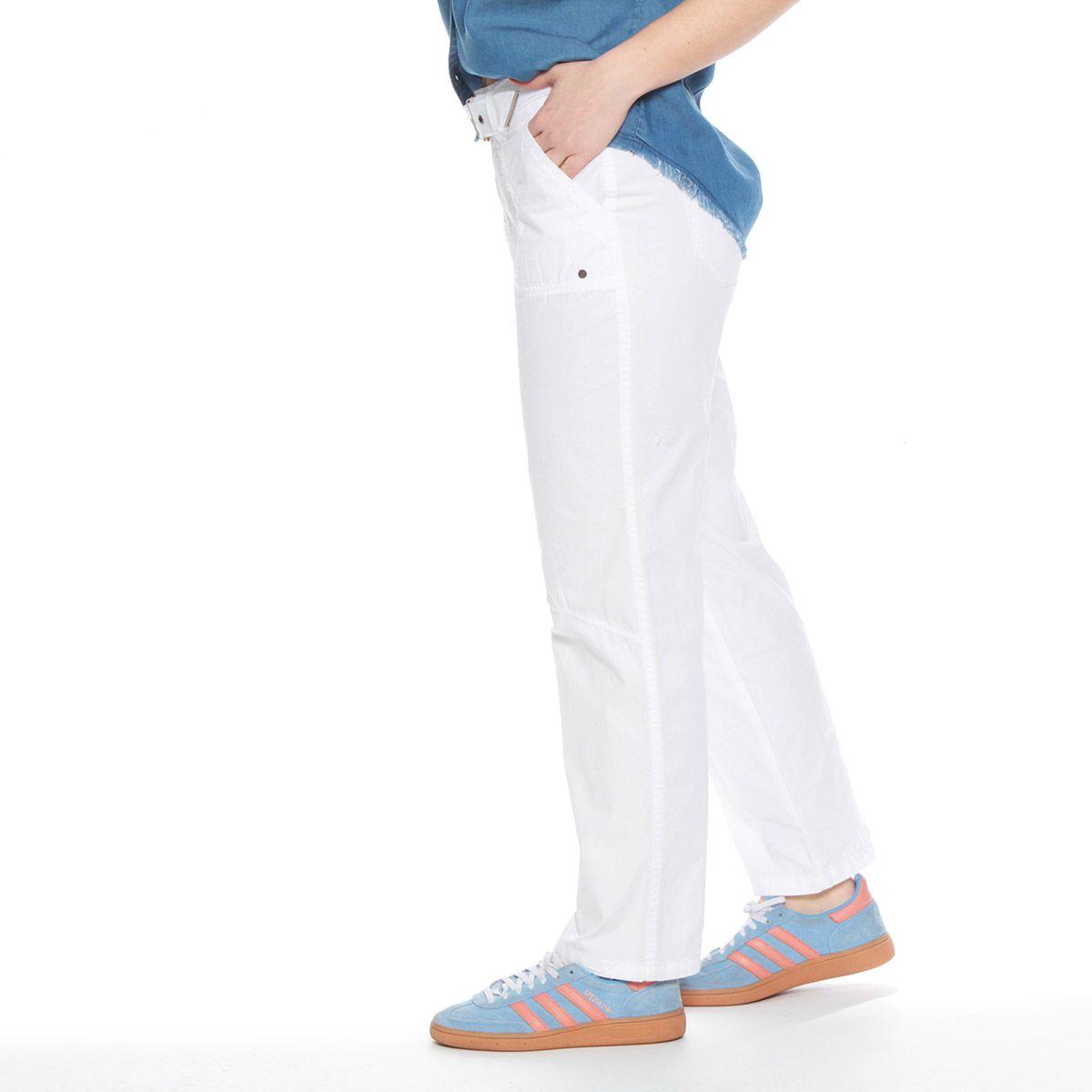 Pantalon Cargo Recto Pretina Basica Un Boton Con Cinturon-2