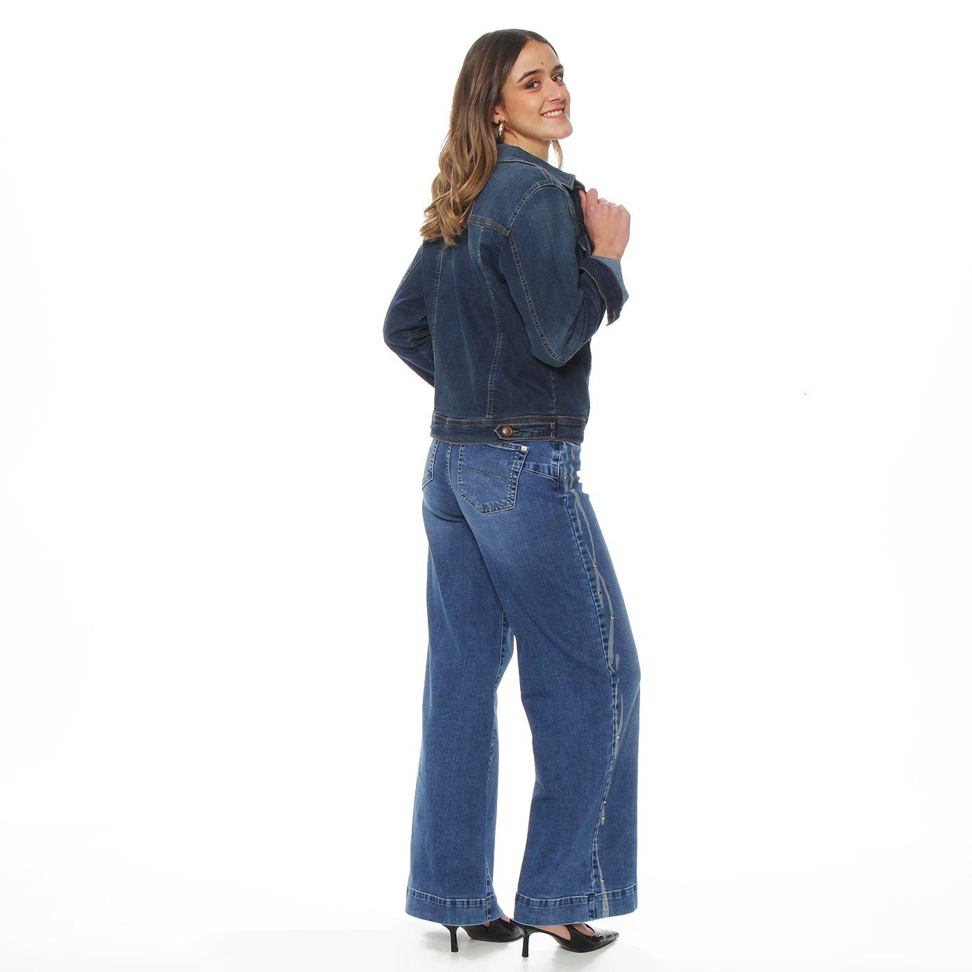 Chaqueta Manga Larga Denim Con Bolsillos-7