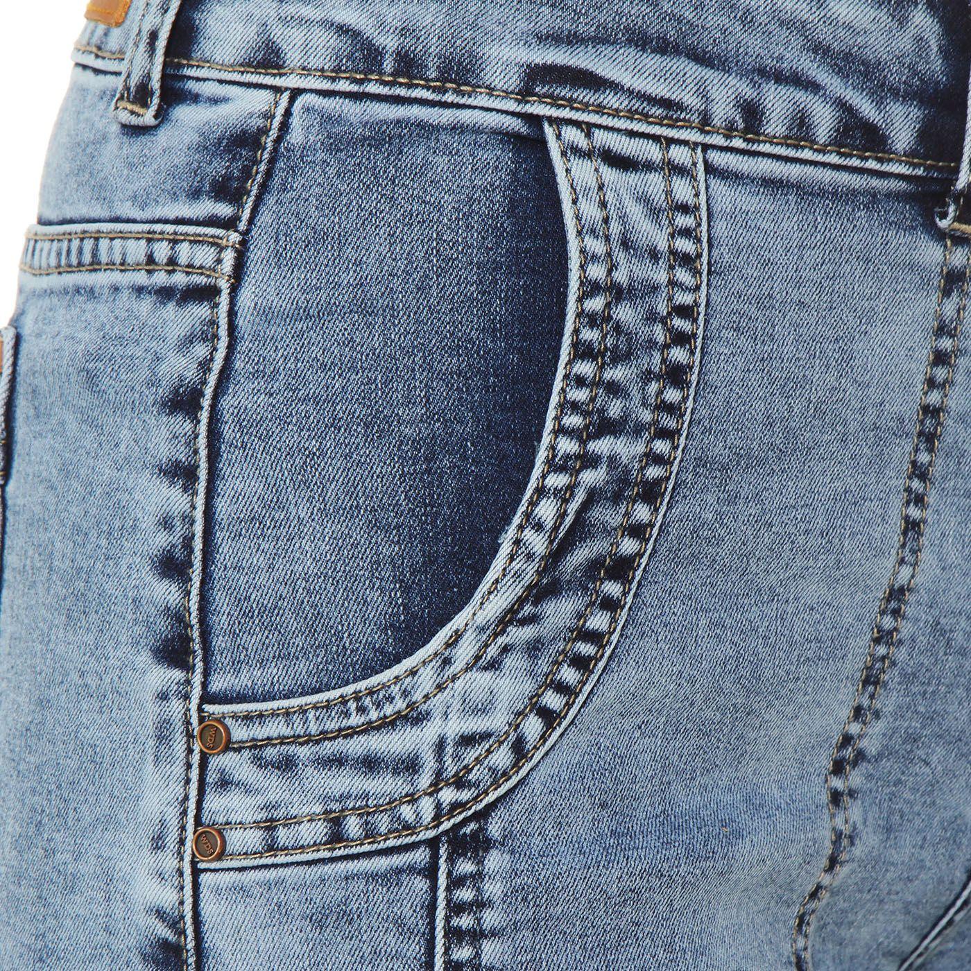 Jeans Cargo Wide Leg Tiro Alto Pretina Basica  1 Boton Costadillo-8