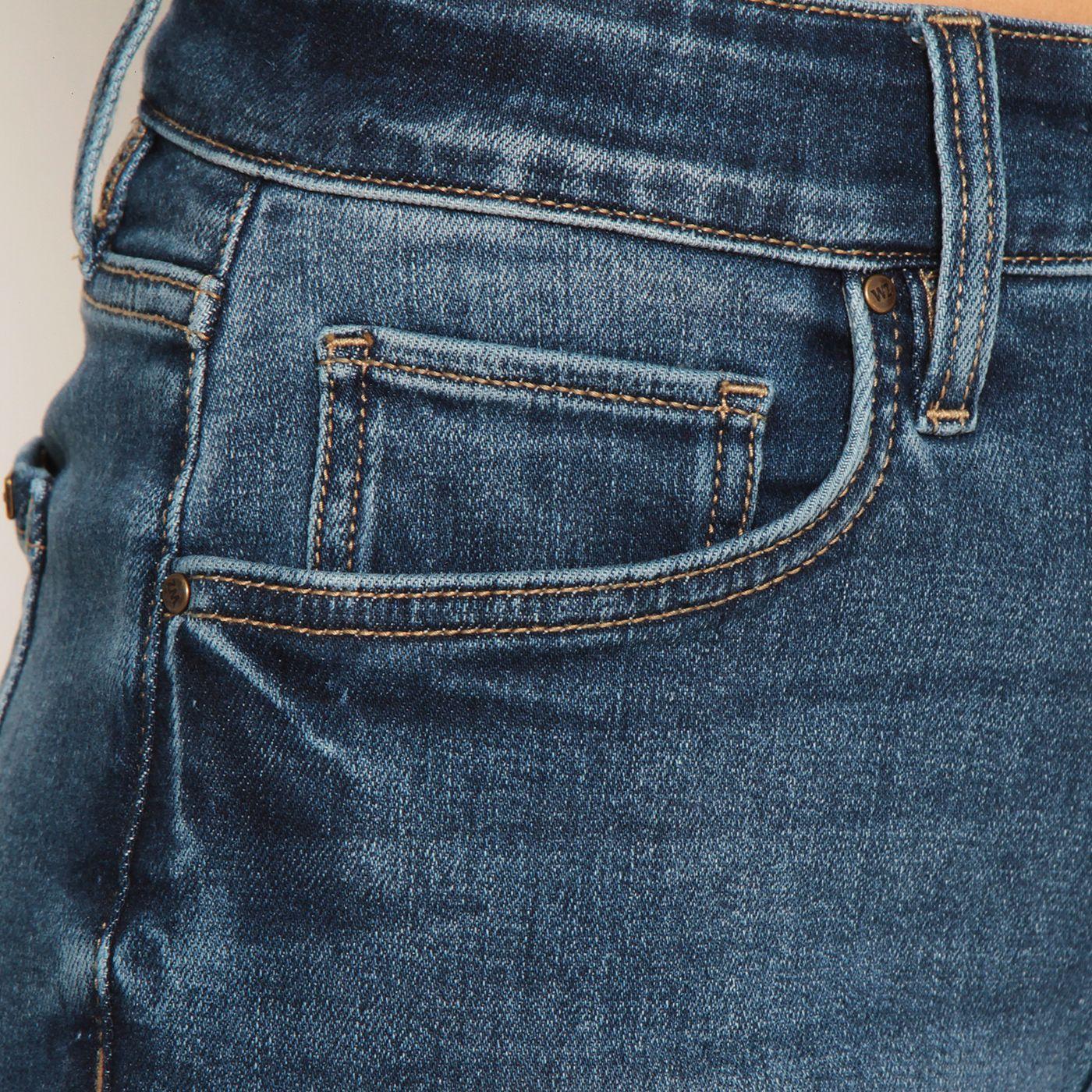 Jeans Wide Leg     Tiro Alto Pretina Basica 1 Boton-8