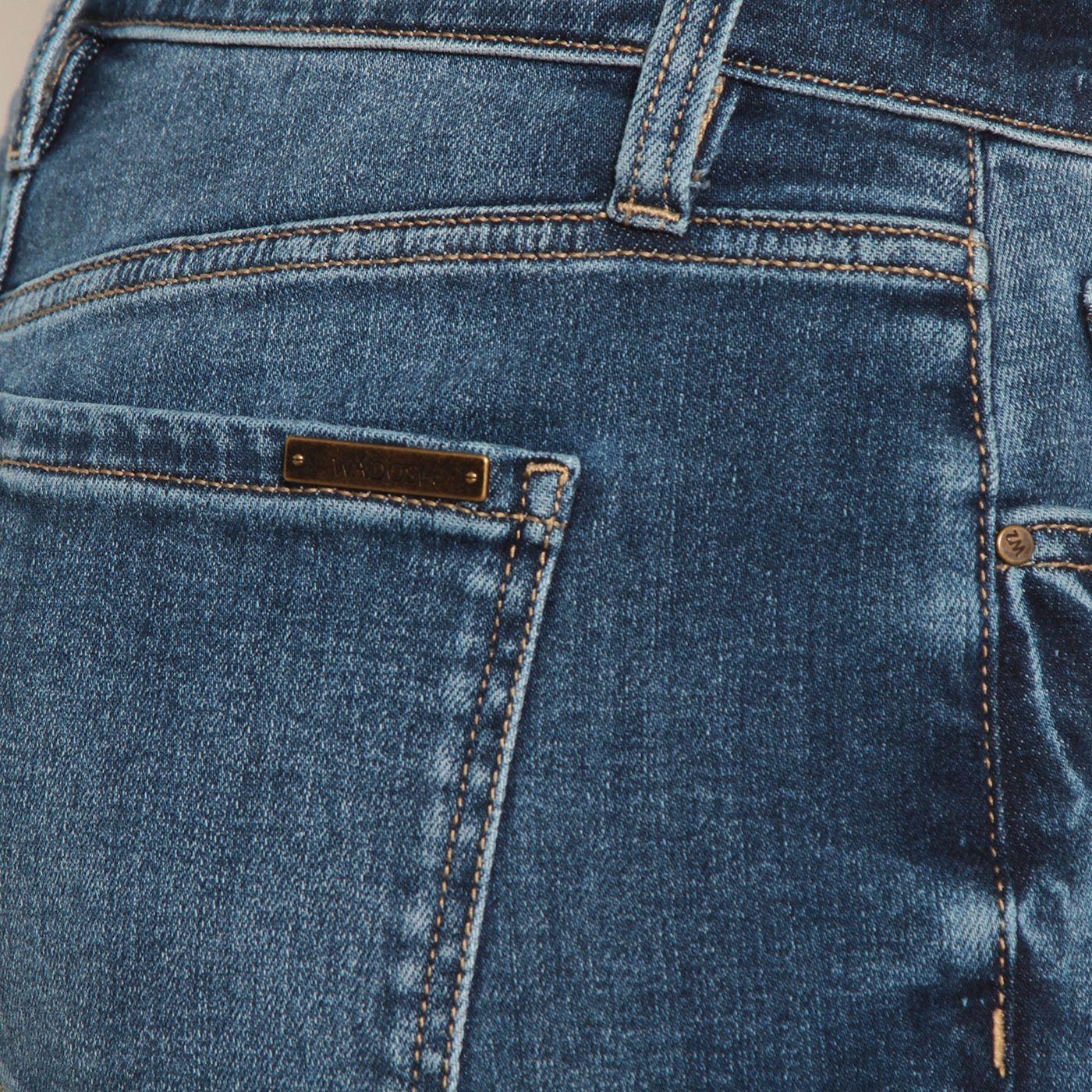 Jeans Wide Leg     Tiro Alto Pretina Basica 1 Boton-9