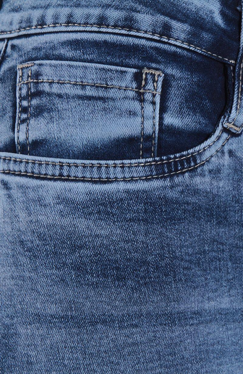 Jeans Recto Tiro Alto Pretina Basica Un Boton-5