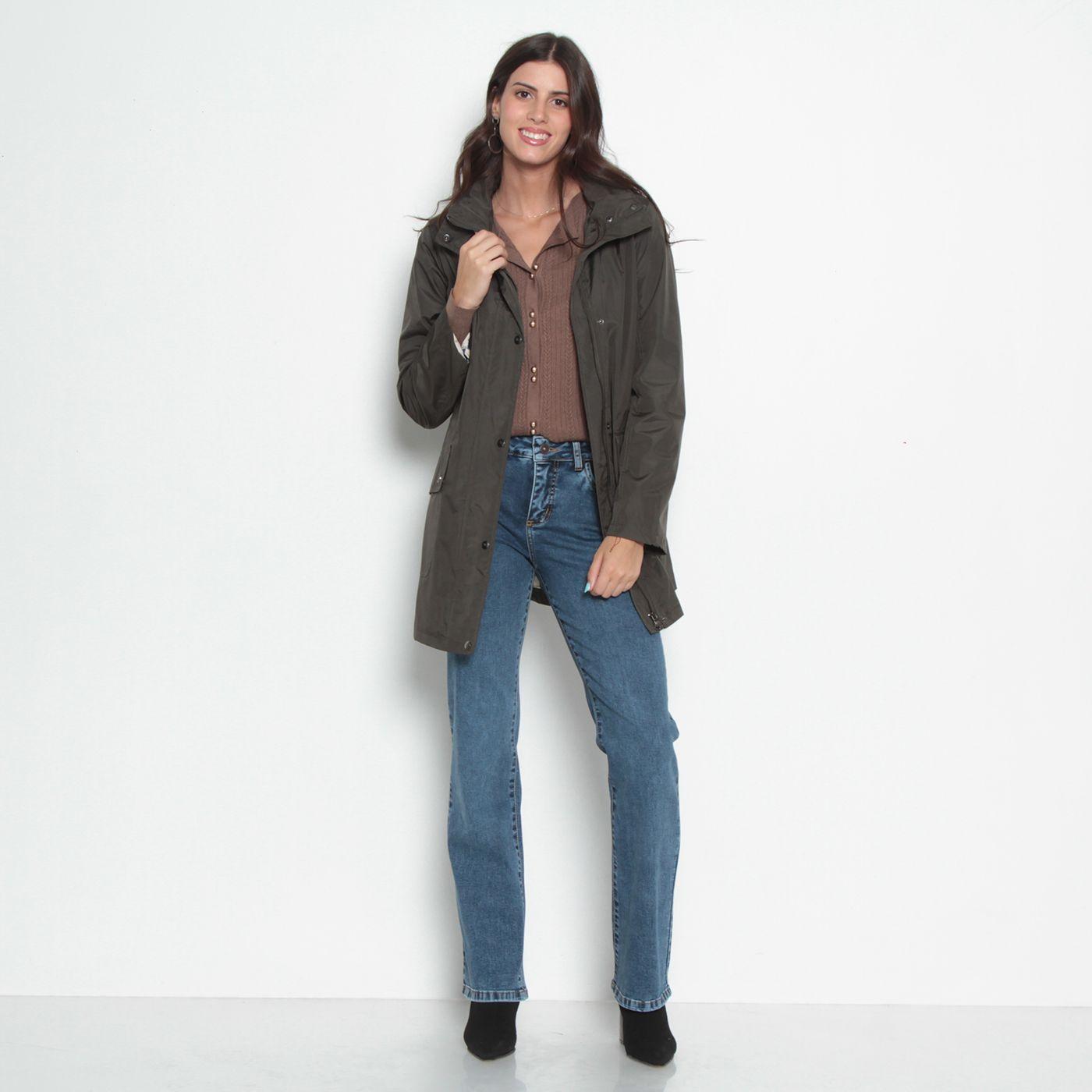 Jeans Recto Tiro Alto Push In Push Up Pretina Basica 1 Boton-6