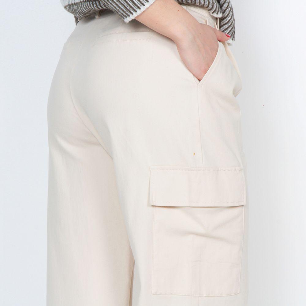Pantalon Cargo Tiro Alto Pretina Basica 1 Boton-6