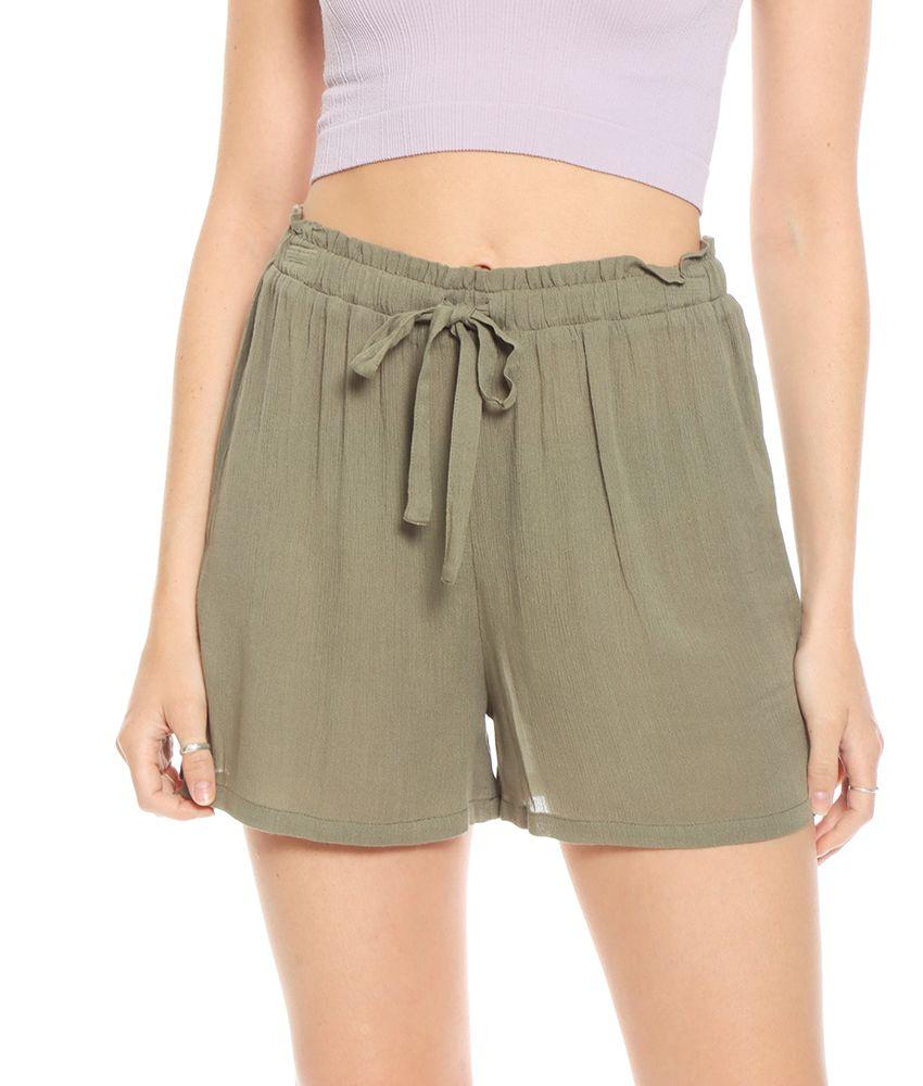 Short Pretina Elasticada Con Pabilo Ajustable-2