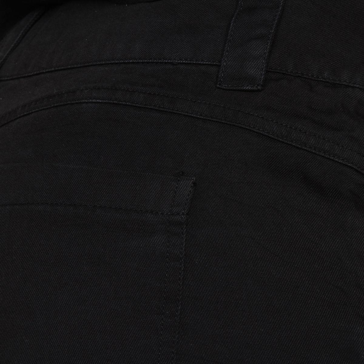 Pantalon Tiro Alto Denim Con Bolsillos 2 Botones-1