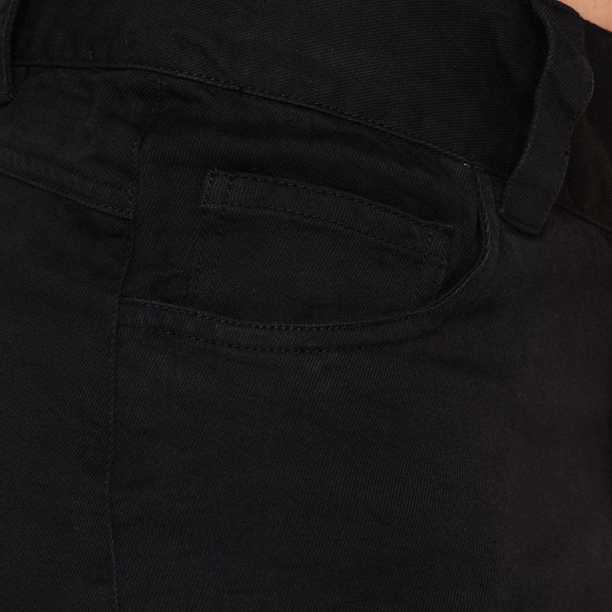 Pantalon Tiro Alto Denim Con Bolsillos 2 Botones-6