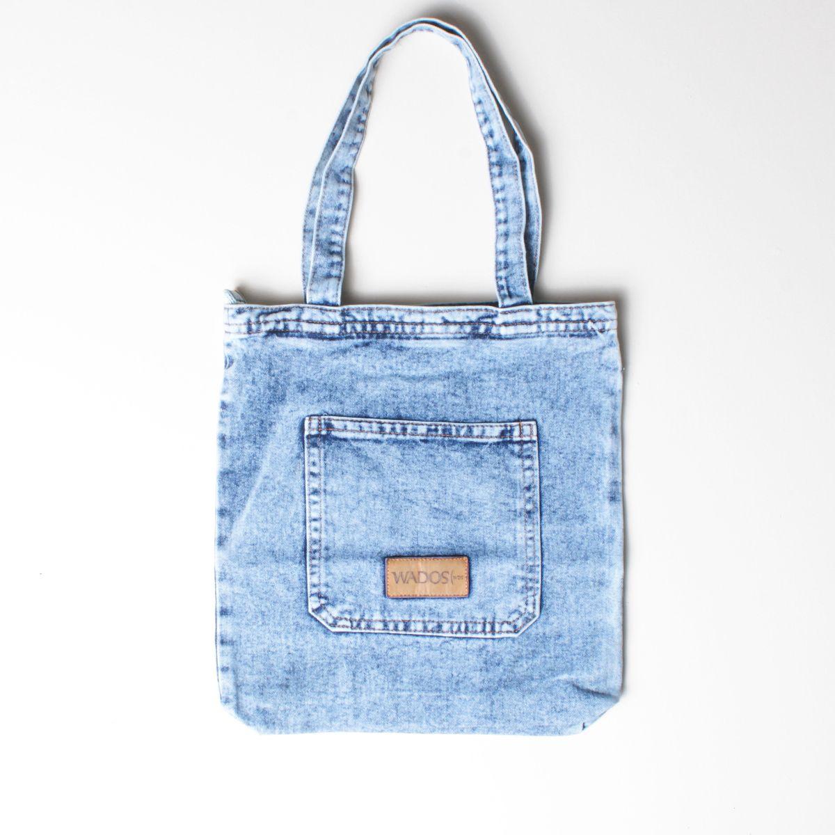 Bolso Denim Con Bolsillo-0