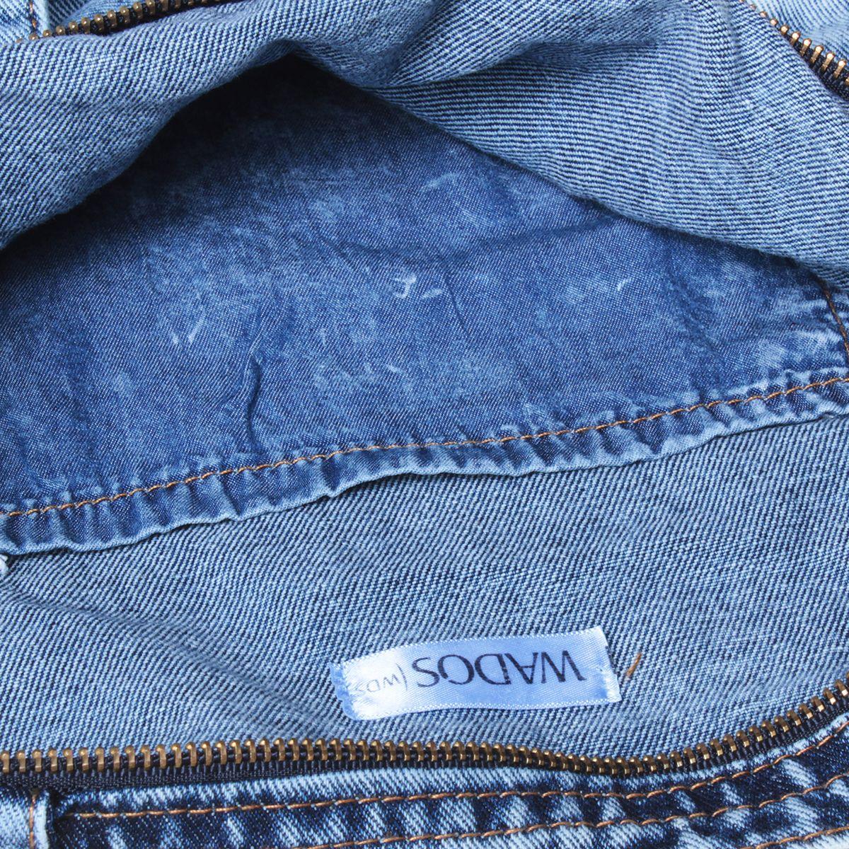 Bolso Denim Con Bolsillo-5