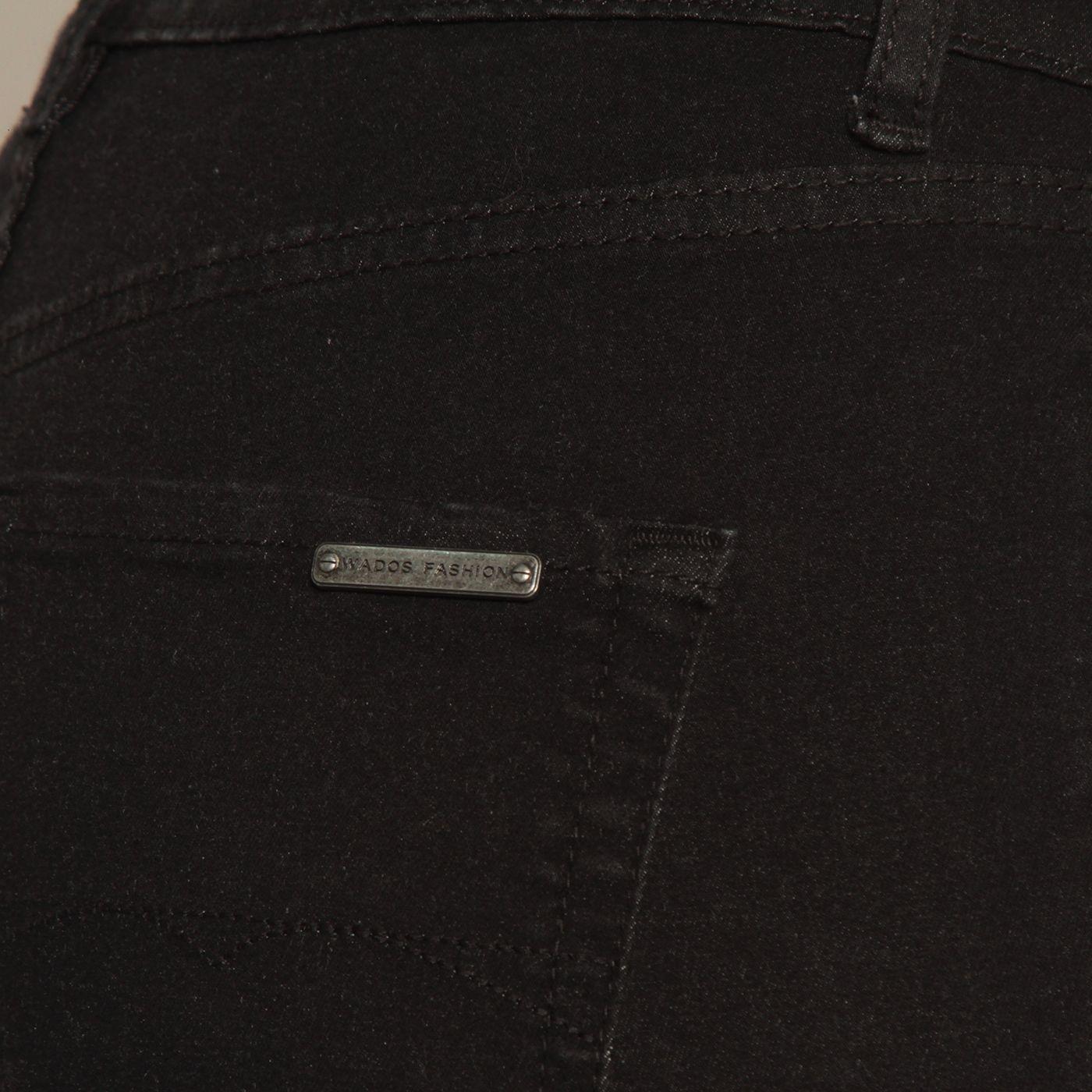 Jeans Tiro Alto Basico Pretina Un Boton Recto-6