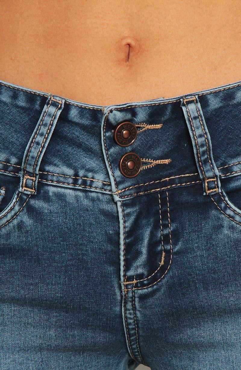 Jeans Recto Pretina Alta Tiro Alto Dos Botones-6