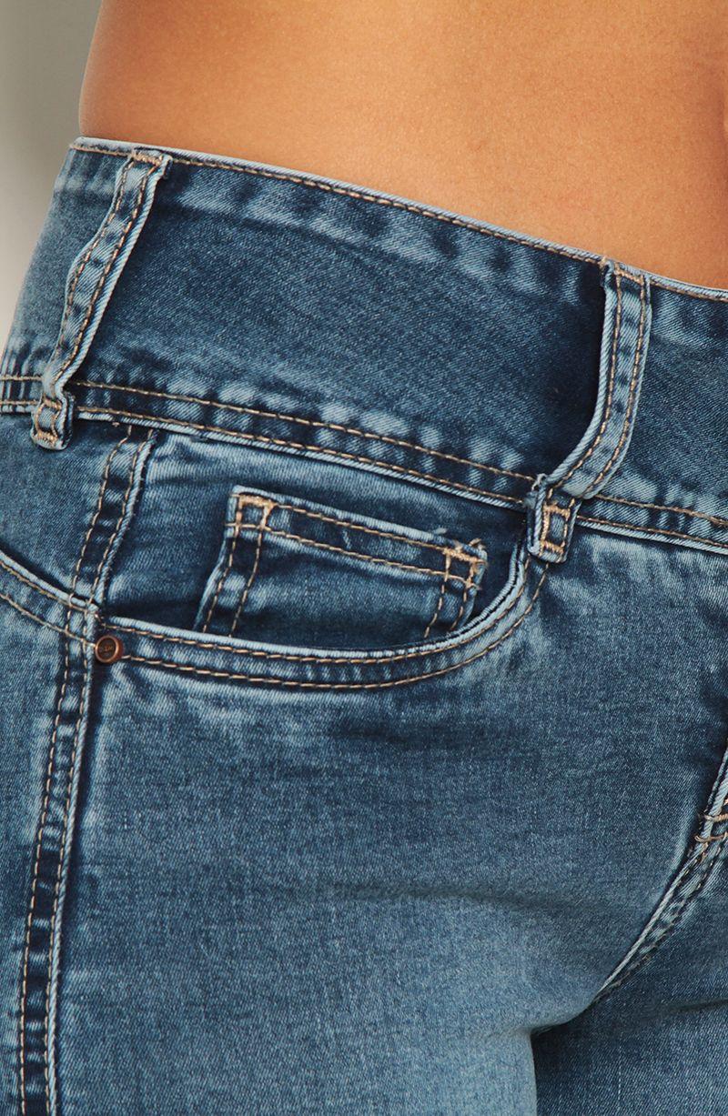 Jeans Recto Pretina Alta Tiro Alto Dos Botones-7